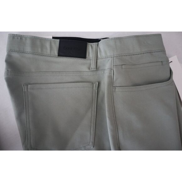 Calvin Klein 40VM614 Men's Sz 38x32 Shadow Gray Move 365 Slim Fit 5-Pocket Pants - Picture 6 of 12